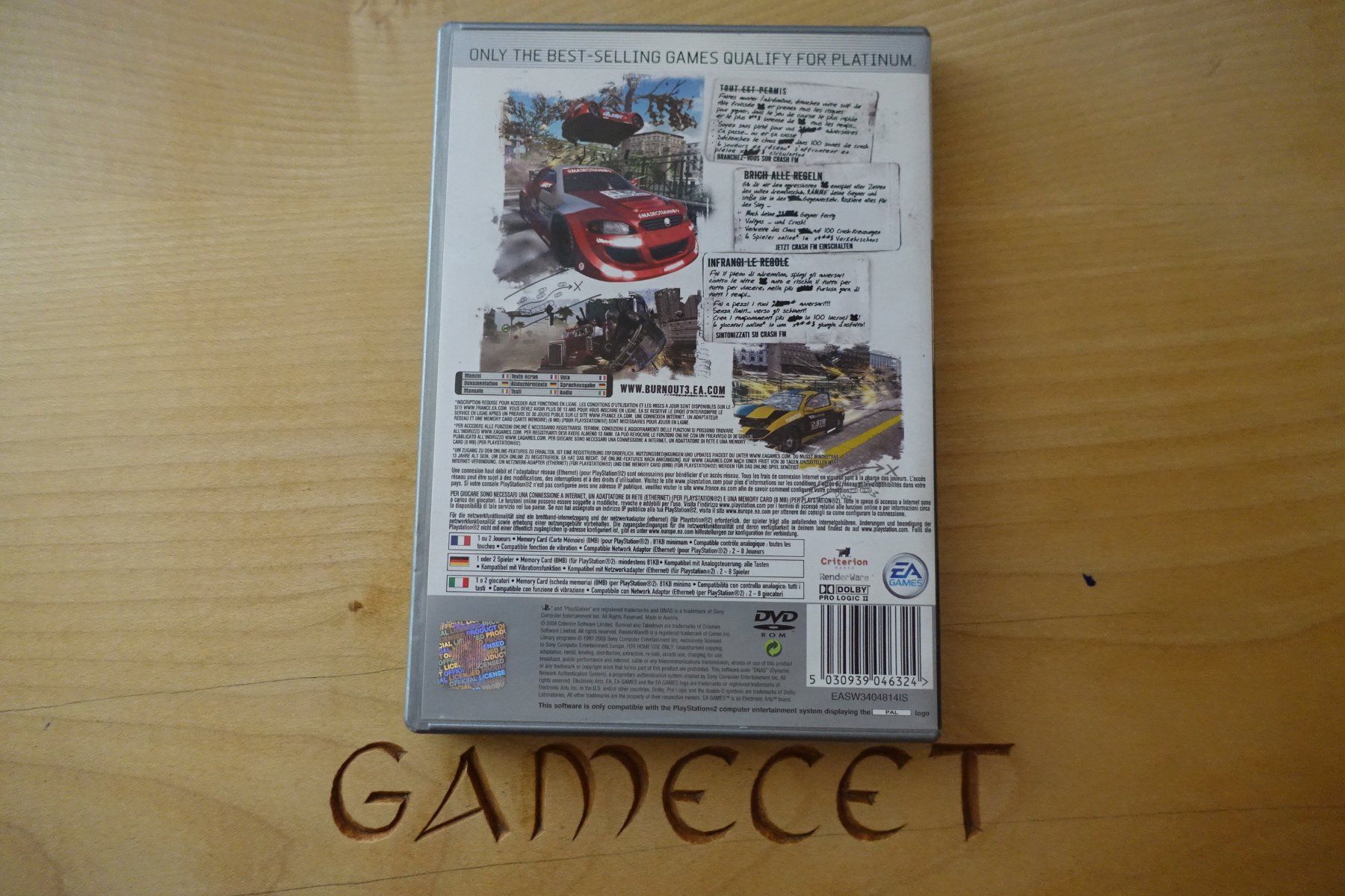 Sony Spiele: Burnout 3: Takedown (Platinum) – Gebraucht aus Steinach von Gamecet 2