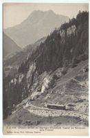 FINHAUT Chemin de fer Martigny-Chatelard, Tunnel de Revennez