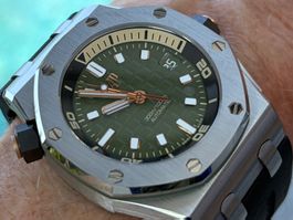 Audemars Piguet Diver Royal Oak Offshore GrünTop Zustand!