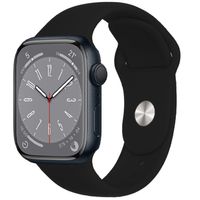 Silikon Armband für Apple Watch 42 / 44 / 45 / 49 mm Schwarz