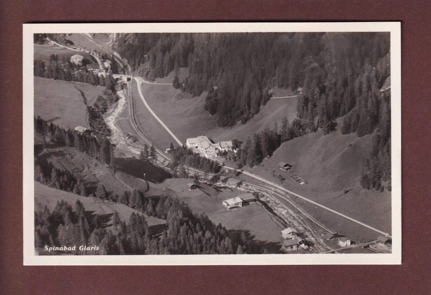 Ansichtskarten: DAVOS - Spinabad Glaris – Gebraucht aus Pully von nicecards