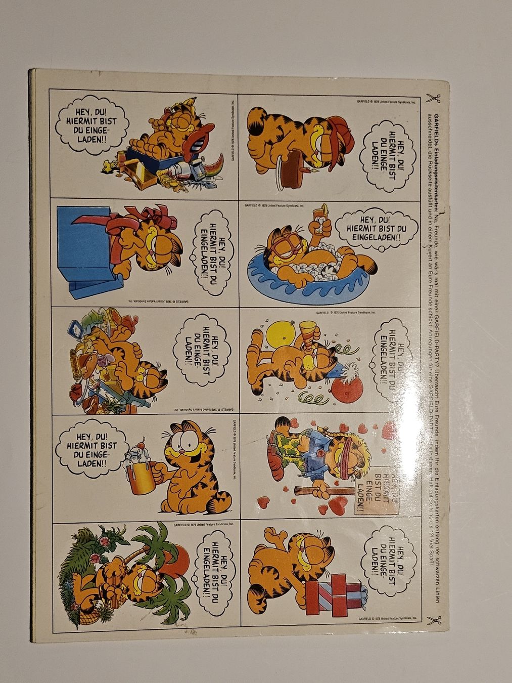 Comics: Garfield Sonderheft, 10 Jahre, #WT18 – Gebraucht aus Oberdorf BL von BaldenEagle 2