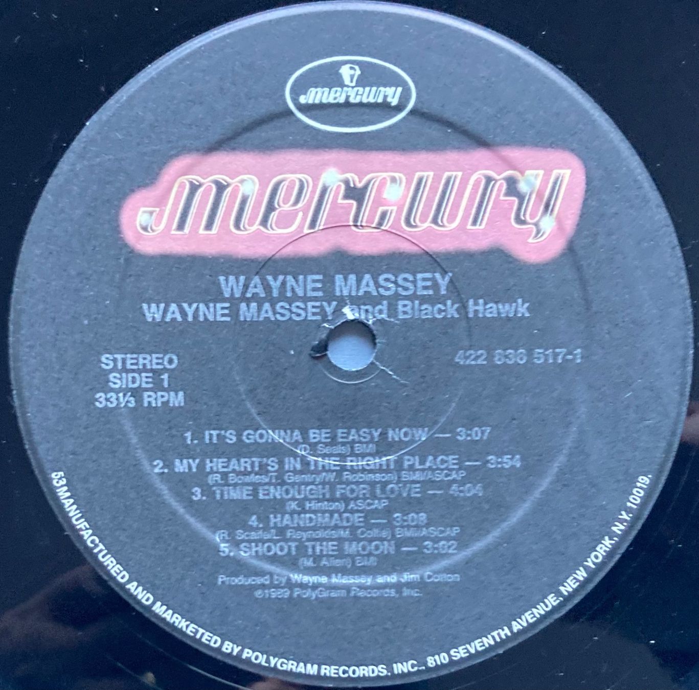 Dischi in vinile: WAYNE MASSEY - AND BLACK HAWK – Usato da Poliez-Pittet venduto da Newtown-Records 2