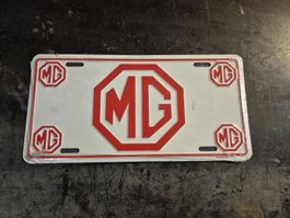 Nummernschild/ Blechschild MG