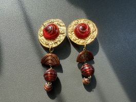 Vintage Ohrringe Clips Luxus Modeschmuck  