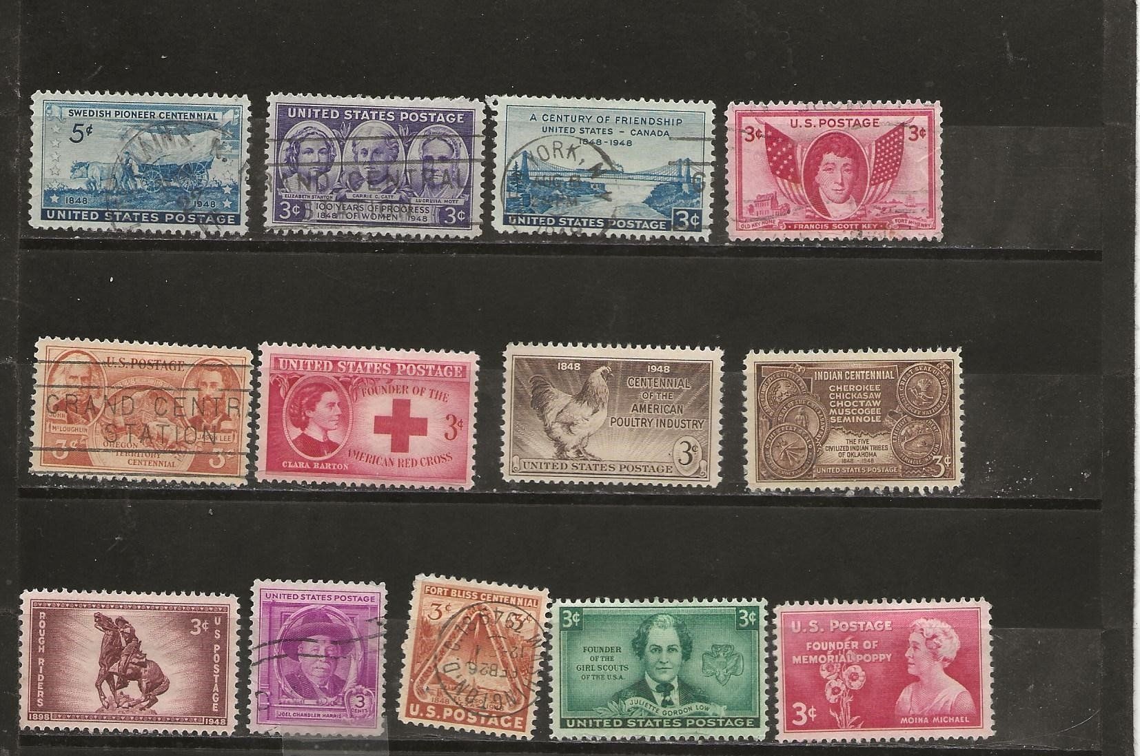 Alle Briefmarken: USA 1946 .... – Gebraucht aus Sion von PierreP01 1