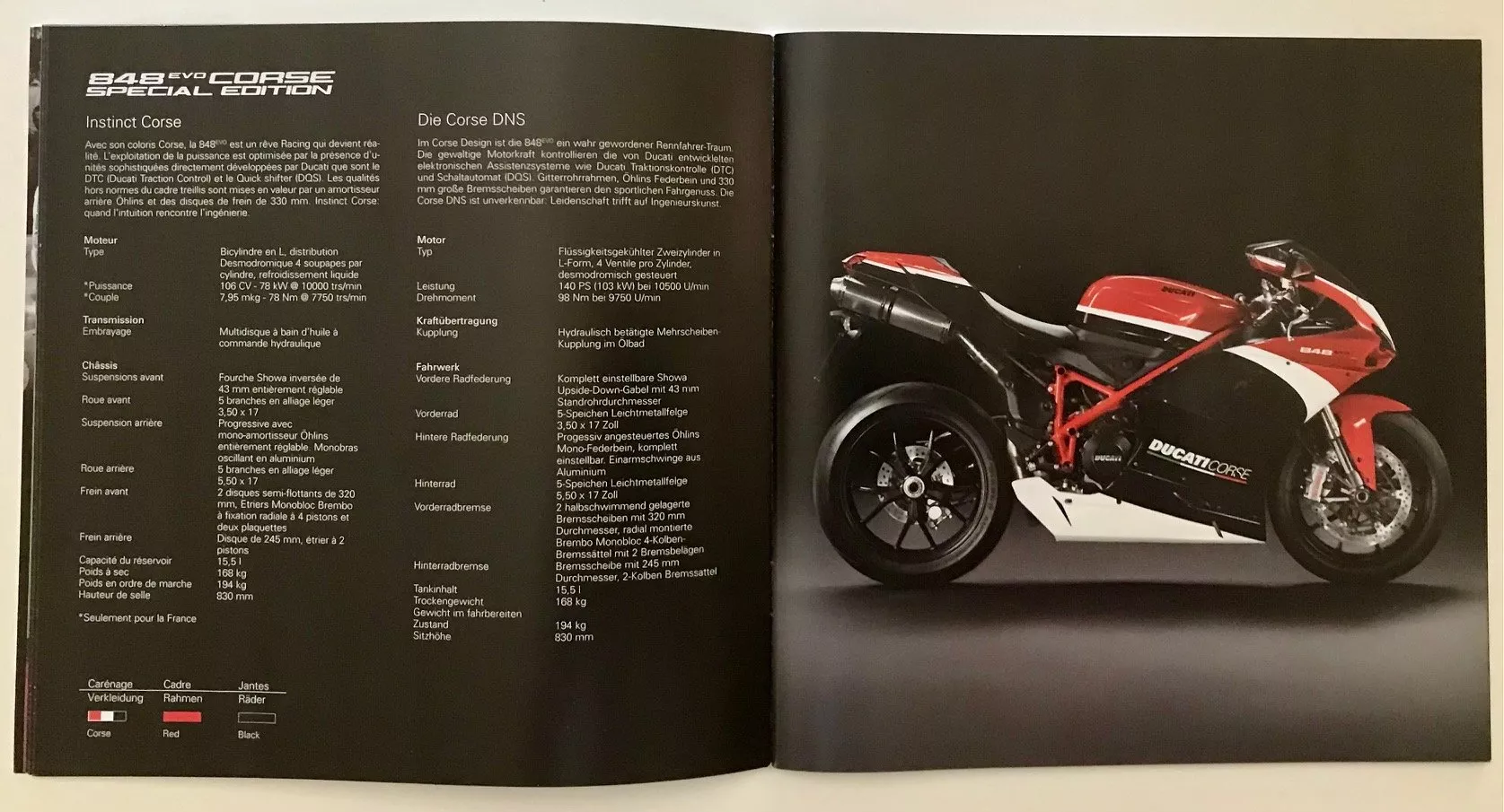 Ducati Dokumente: Ducati Prospekt Gesamtprogramm 2012 – Gebraucht aus Strengelbach von Omobono 4