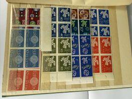 Album Europa Briefmarken 4er Blöcke div. Länder