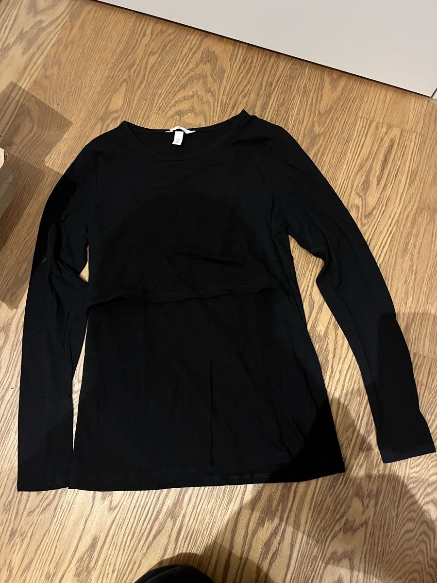 H&M Maglioni & Felpe: Neues H&M Stilltop schwarz M 38 – Nuovo e nell'imballaggio originale da Zürich venduto da car_cr6w