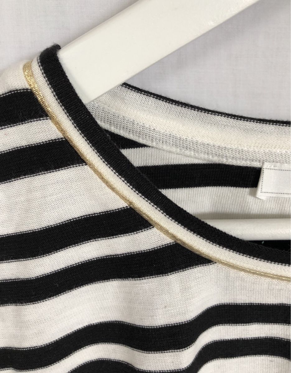 Promod Maglioni & Felpe: Pull-chemise rayé noir blanc Promod 40-42 – Nuovo (secondo la descrizione) da Coppet venduto da Vanessamode 7