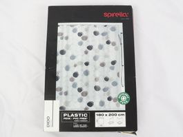 SPIRELLA Dido Duschvorhang 180x200cm Grau/Braun