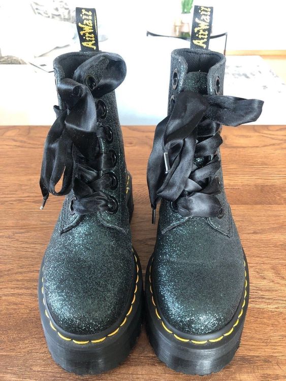 Dr martens sale molly green glitter