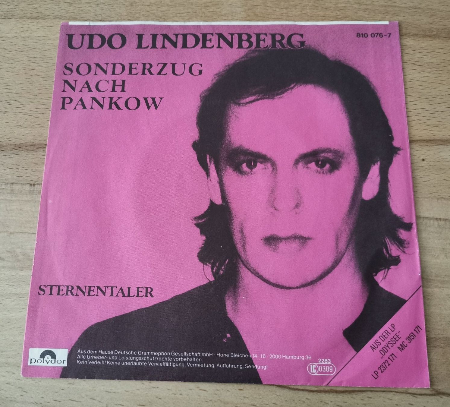 Dischi in vinile: UDO LINDENBERG: Sonderzug nach Pankow 7" Single – Usato da Münchwilen TG venduto da Swb 1