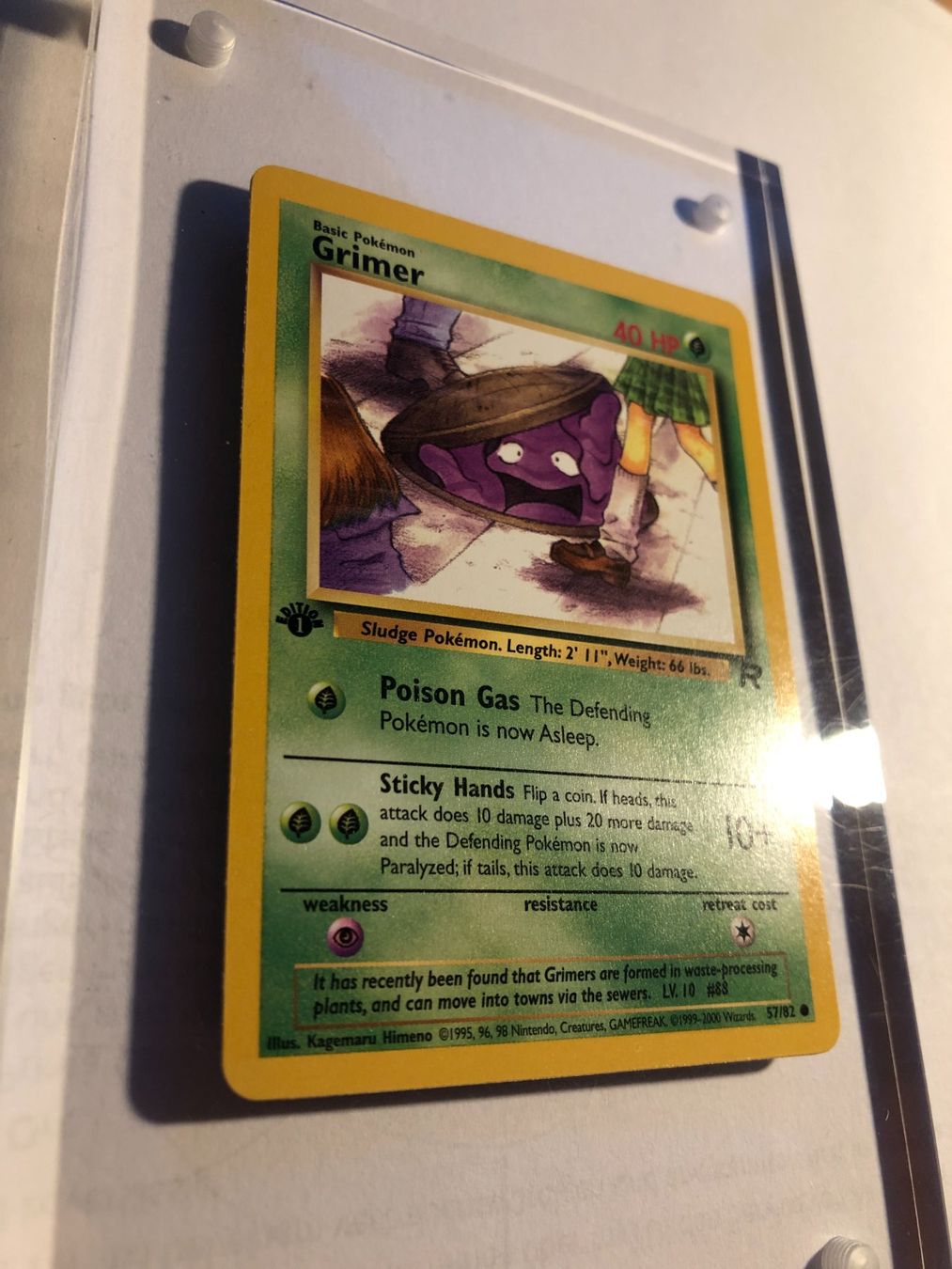 Cartes à collectionner: Grimer 1st Team Rocket - MINT - ab 1.- – D'occasion à Giubiasco par dan_pr8b 1