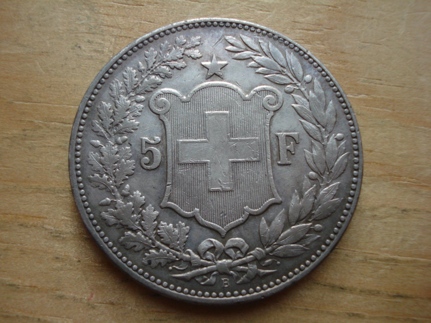 Tutti le monete: (H6) 5 Franken 1895  VZ- – Usato da Erlach venduto da Net-Coins 1