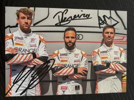 Signierte Autogrammkarte Audi R8 LMS GT3 Team WRT #66