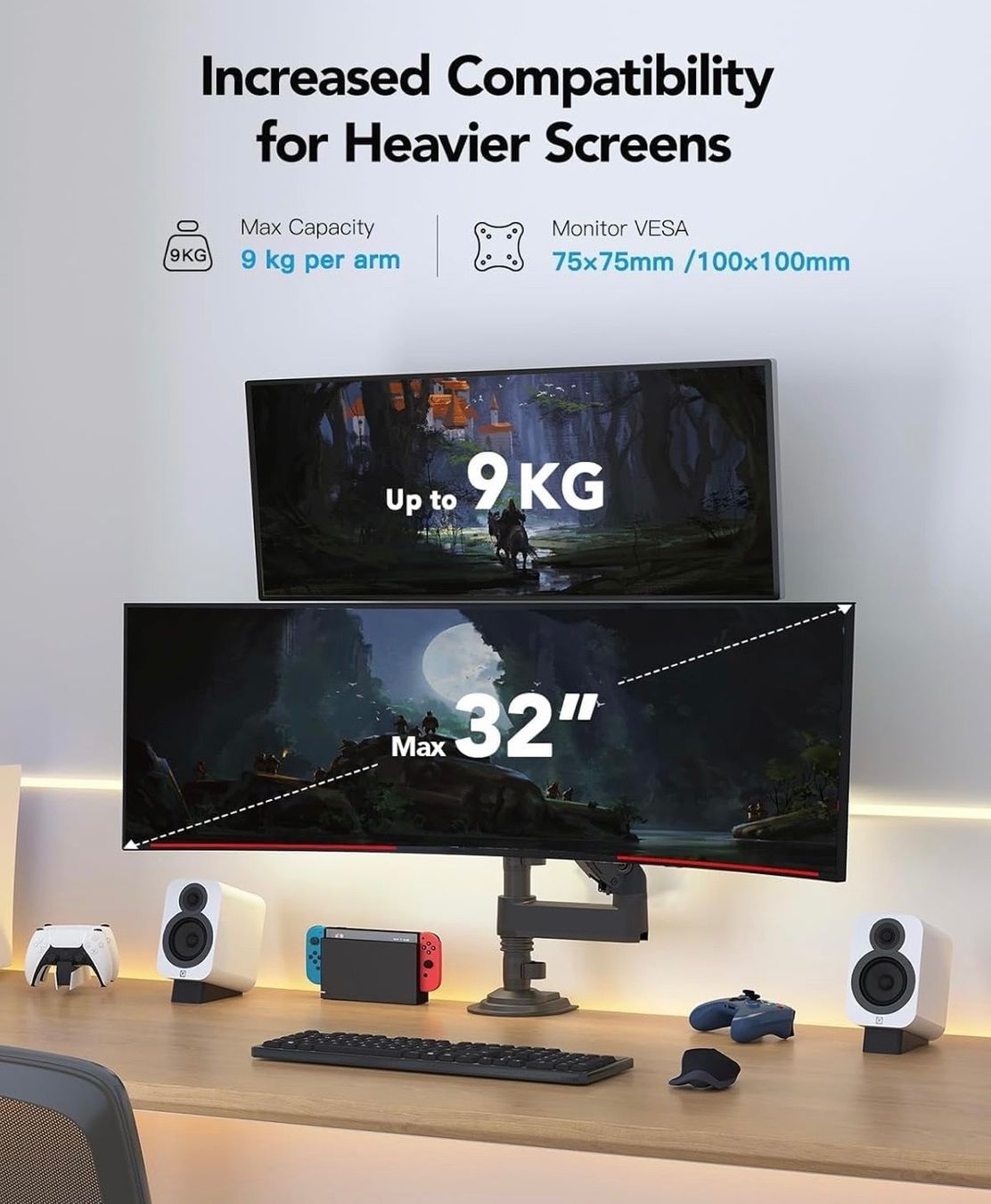 Monitore: 2x HP Omen X 27 Monitore Plus Halterung – Gebraucht aus Therwil von R005 6