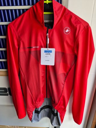 Neue Castelli Herren-Velojacke "Pro Fit Rain", Gr. M