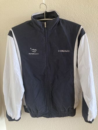 Head Trainingsjacke Zurich Open M/50 blau/weiss guter Zus