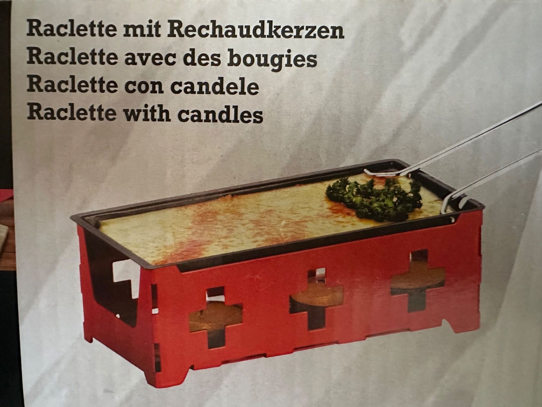Appareils de cuisine: Raclette mit Rechaudkerzen – Neuf avec emballage d'origine à Stallikon par Rsiri