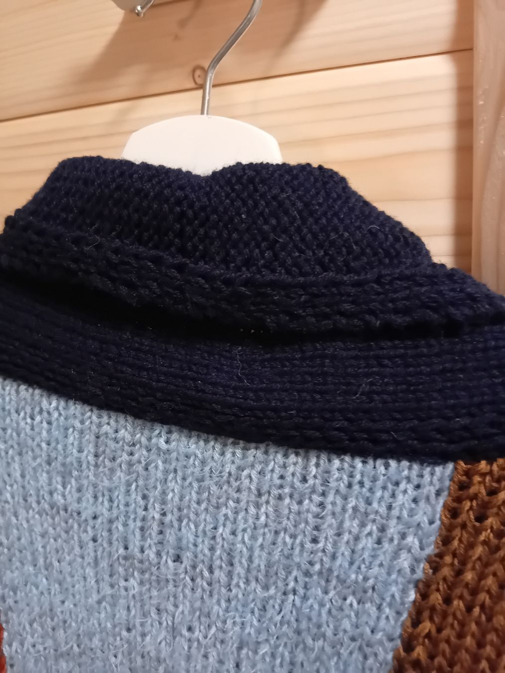 Giacche: Bunte Strickjacke im Patchwork-Stil, Gr. M, Herbst – Nuovo (secondo la descrizione) da Burgdorf venduto da carodesign1 4
