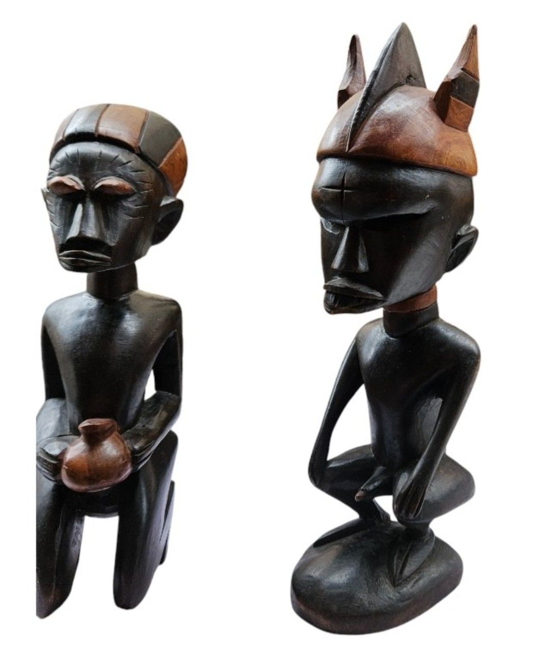Sculture & Statue: couple estatuette africaine – Usato da Vernier venduto da 19pigments 1