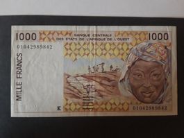Westafrikanische Staaten - 1'000 Francs 1991 - 2003