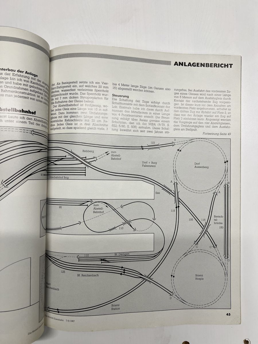 Zeitschriften & Magazine: Modell-Eisenbahn Zeitschrift 7-8/87 TEE-Züge – Gebraucht aus Inwil von Pphilm 2