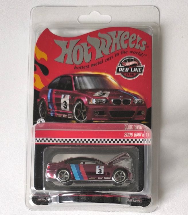 Hotwheels 1/64 🇫🇷 RLC 2025 , 2006 BMW M3 Red Line Club - Jeux & Jouets