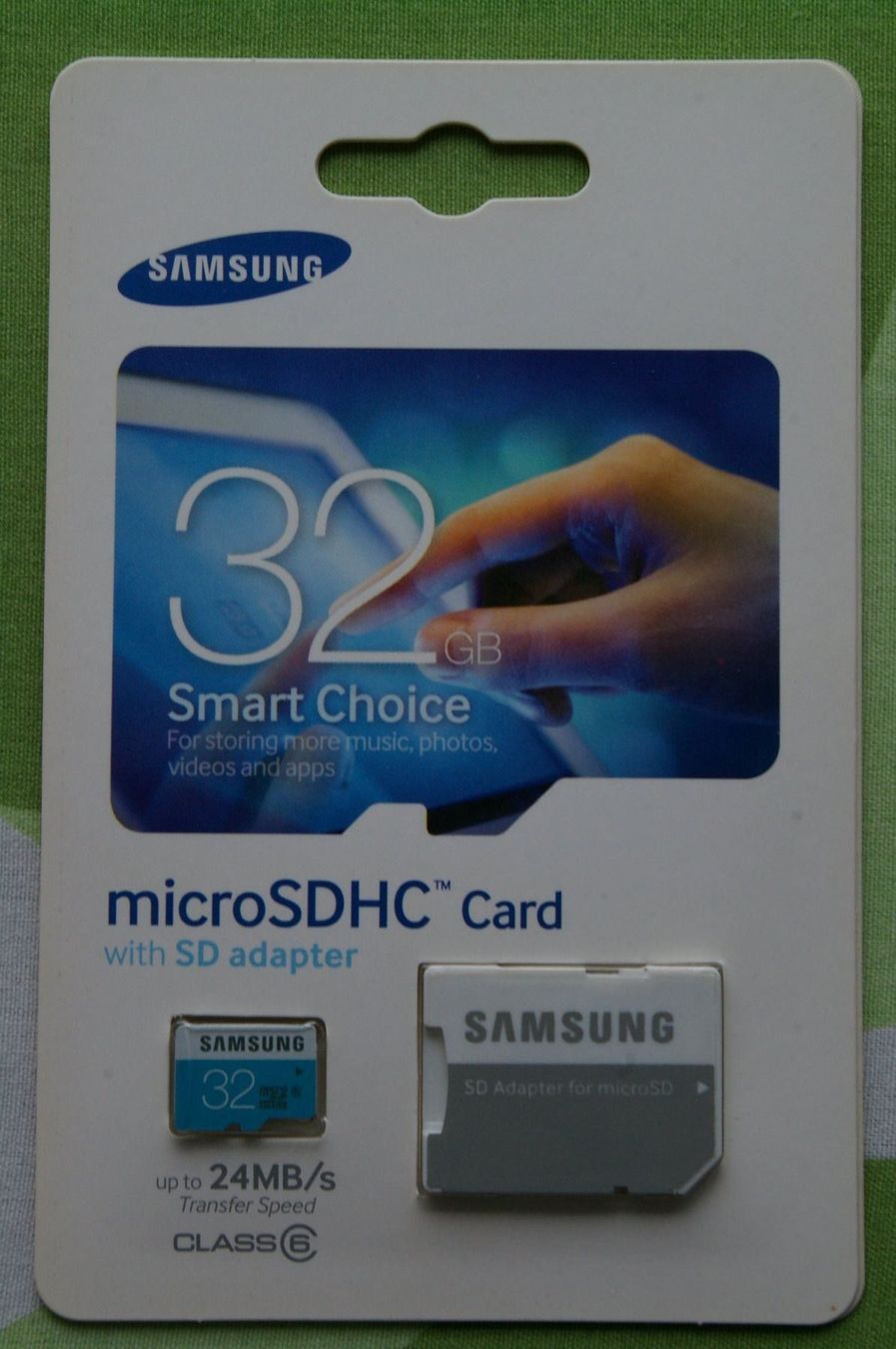 Samsung Schede di memoria: Samsung microSDHC 32GB class6, Adapter – Nuovo e nell'imballaggio originale da Niederurnen venduto da mowgli_1963
