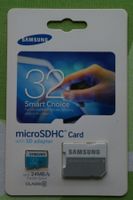 Samsung microSDHC 32GB class6, Adapter
