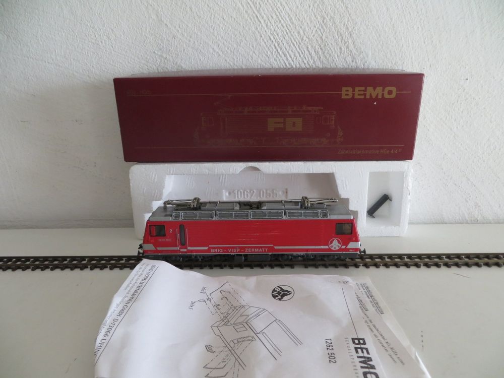 Locomotive BEMO HGe 4/4 I – Échelle H0m – Digitale DCC Ready – Réf 1261221 – Neuf