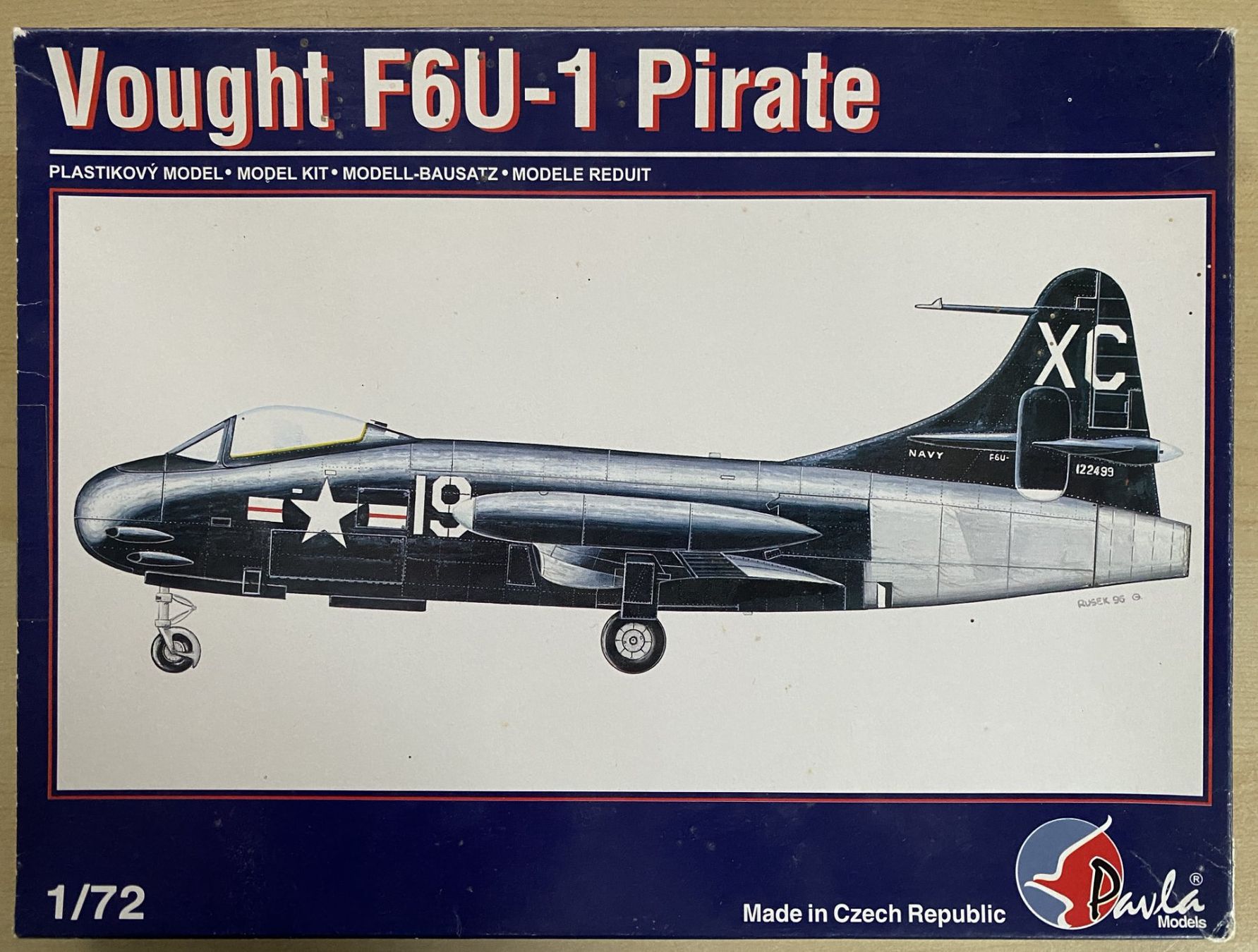 Rarität - Modell 1:72 - Vought F6U-1 Pirate von Pavla Models (Neu ...