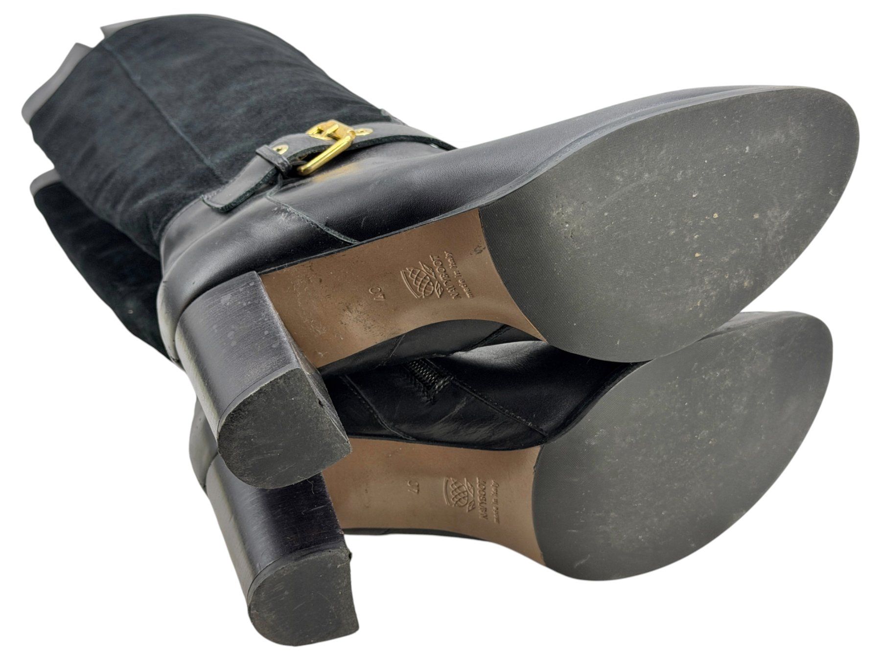 Navyboot Scarpe da donna: Bottes Navyboot cuir et daim noir. Pointure 40 – Usato da Cossonay-Ville venduto da PatineDuTemps 9