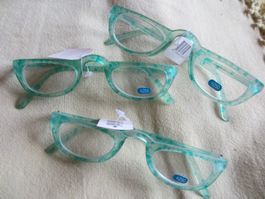 Trendige Lesebrille 3 Stück, +2.5 Dioptrien, Neu!
