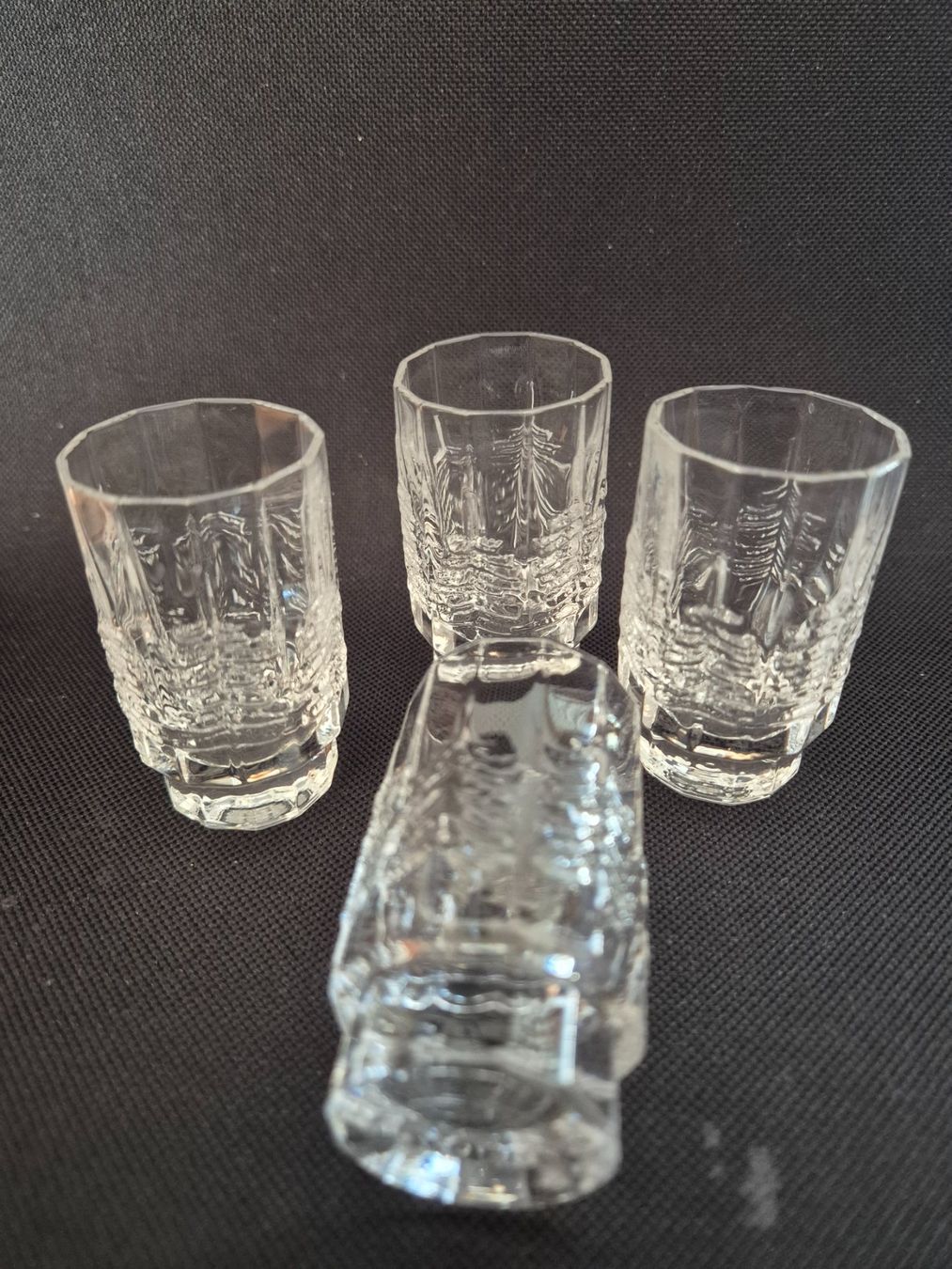 Iittala Bicchieri: Iittala Kuusi Schnapsgläser – Usato da Oberdiessbach venduto da Finland1977 3