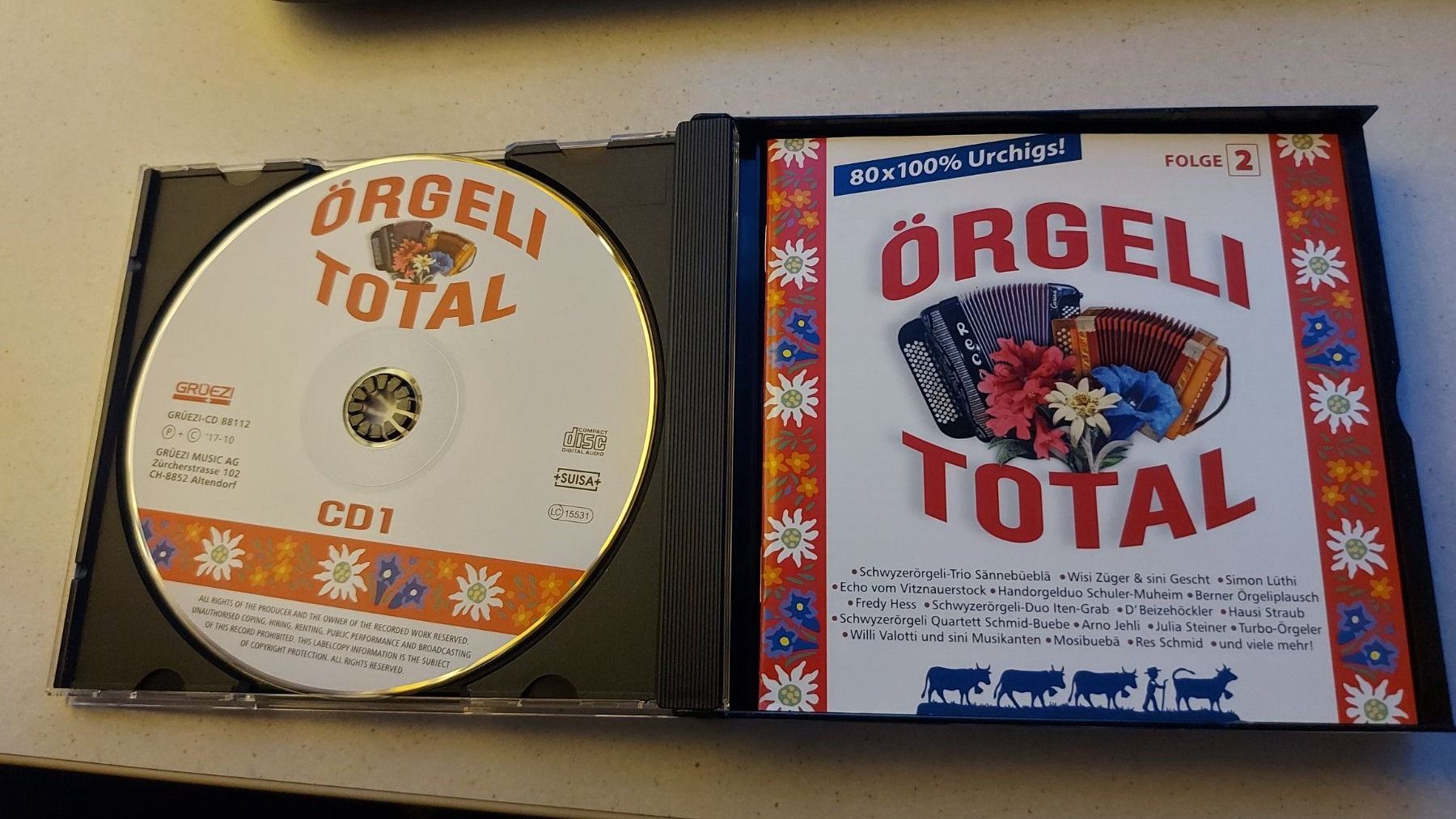 CDs: Örgeli Total - Folge 2  4 CD's – Neu (gemäss Beschreibung) aus Rickenbach LU von cornel66 1