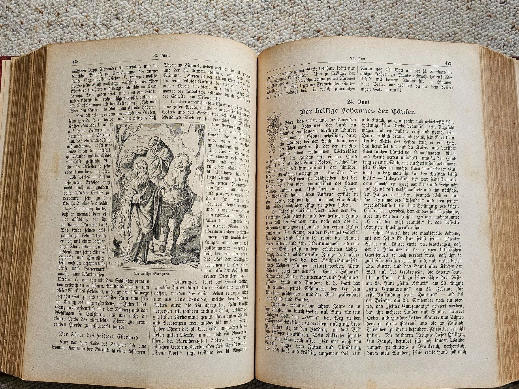Bücher: Buch - Leben der Heiligen (1883) – Gebraucht aus Rickenbach SO von tahitian 5