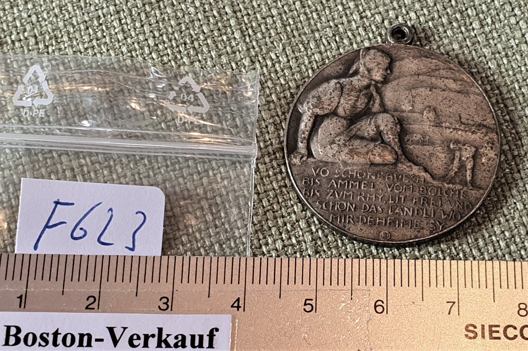 Placchette & Badge: F623 - Anhänger Baselland 1832 - 1932 – Usato da Reinach BL venduto da Boston-Verkauf 3