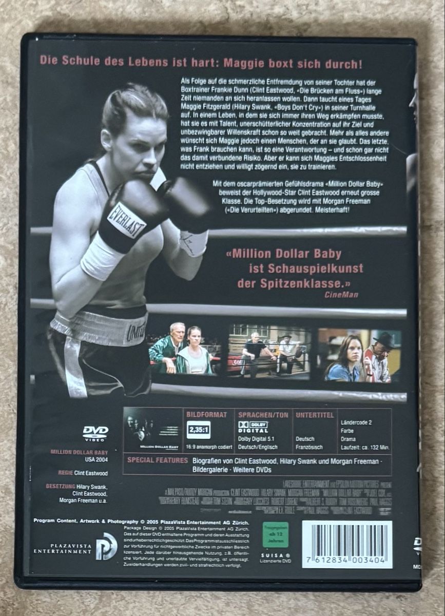 Tous les DVDs: MILLION DOLLAR BABY – Neuf (Voir description) à Dietikon par AndreaSch01 1