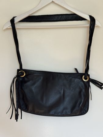 Emporio Armani vintage black leather bag