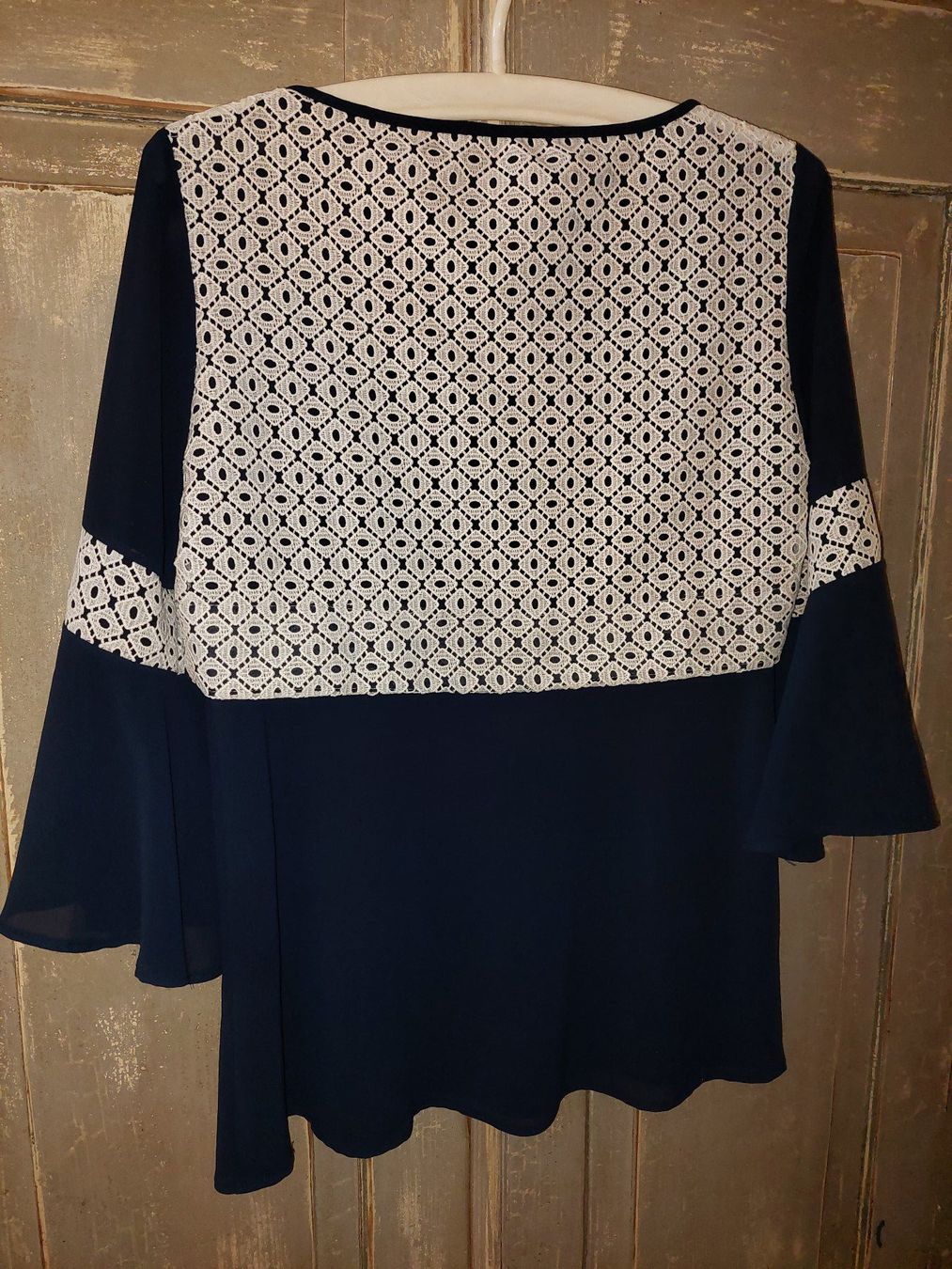 Blusen: agua . Bluse blau/eggshell M – Gebraucht aus Besenbüren von teluride89 2