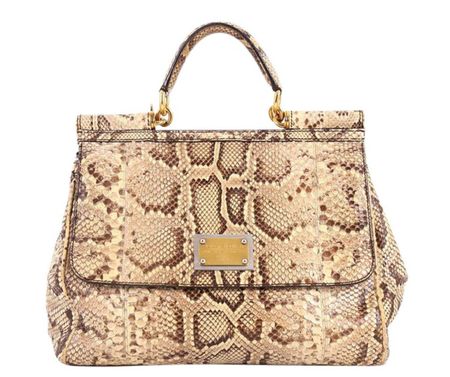 Dolce & Gabbana Tasche Pythonleder inkl Portemonnaire