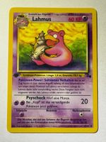 🔬✅ Pokémon Lahmus 43/62 1st Fossil DE NM