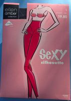 Ellen Amber Sexy Silhouette Tights – Schwarz, Grösse L – NEU