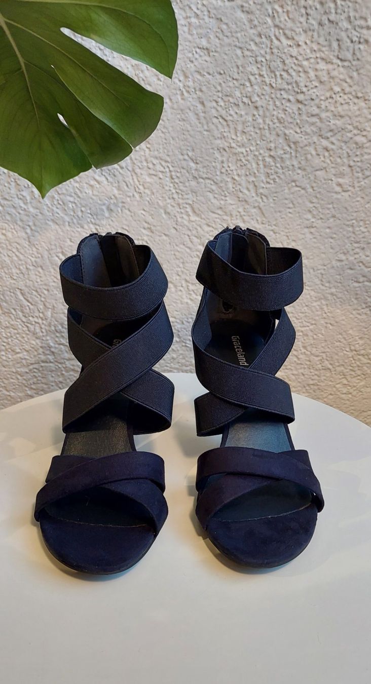 Graceland Scarpe da donna: Sandalette Marineblau Gr 37 - NEU – Nuovo e nell'imballaggio originale da Zizers venduto da toasty01 5