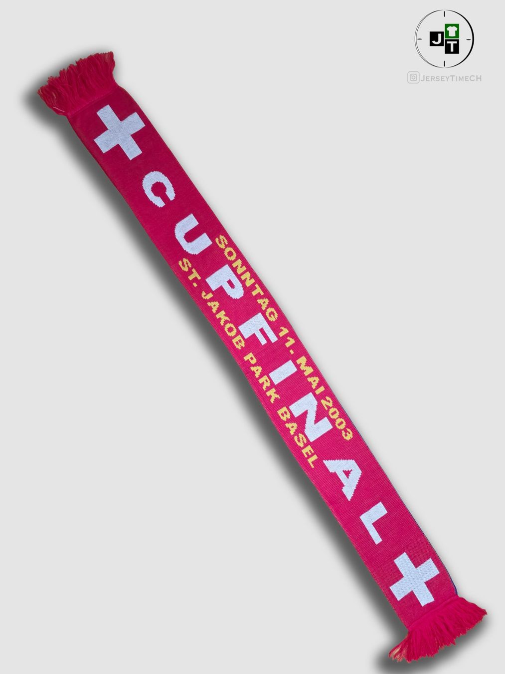 Foulard & Sciarpe: FC BASEL NEUCHATEL XAMAX CUP FINAL 2003 – Usato da Lüchingen venduto da Jersey_Time 1