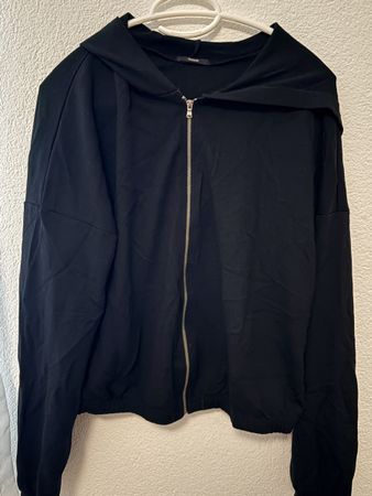 Hoodie mit Reissverschluss Schwarz Grösse S gebraucht