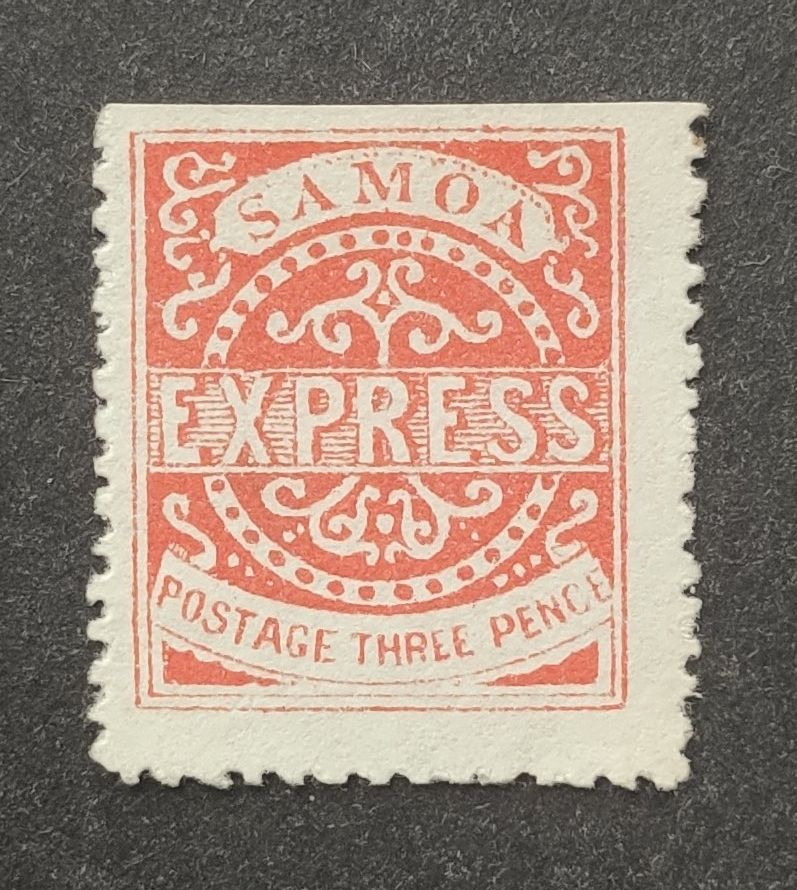 Tutti i francobolli: Samoa 1877, 3p ungestempelt – Usato da Wil SG venduto da Zazal