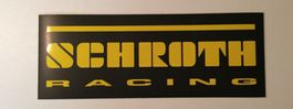 Schroth Racing Aufkleber Sticker 15x5.5cm NEU